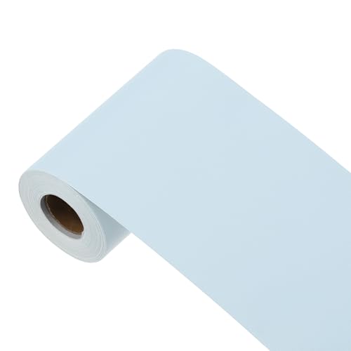 sourcing map Hellblaue Tapete, zum Abziehen und Aufkleben, blaues Kontaktpapier, einfarbig, Vinyl, selbstklebend, dekorativ für Wandverkleidung, 998,2 x 9,9 cm sourcing map Hellblaue Tapete, zum Abziehen und Aufkleben, blaues Kontaktpapier, einfarbig, Vinyl, selbstklebend, dekorativ für Wandverkleidung, 998,2 x 9,9 cm von sourcing map