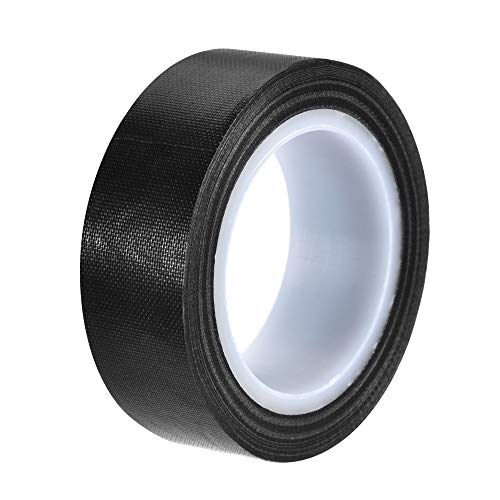 sourcing map Hitzebeständig Klebeband PTFE Filmklebeband Schwarz 19mm Breite 10m 33 Fuß Lang von sourcing map