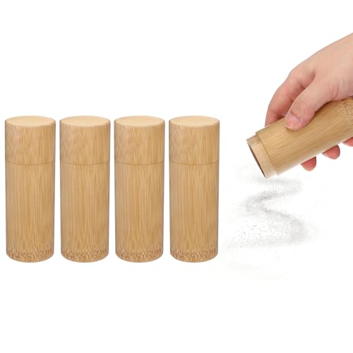 sourcing map Holzurnen, 13 x 5,1 cm, kleine Einäscherungsröhre mit Deckel, Mini-Andenken, Braun, für männliche und weibliche Haustiere, Braun, 4 Stück von sourcing map