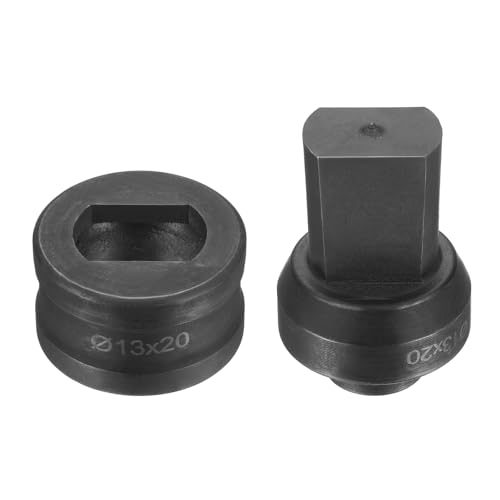 sourcing map Hydraulischer Lochstanzer, Φ13 × 20 mm, Schlitzloch, 40CR-Stahl, elektrisches Stanzset für elektrische Stanzmaschine CH60, Schwarz sourcing map Hydraulischer Lochstanzer, Φ13 × 20 mm, Schlitzloch, 40CR-Stahl, elektrisches Stanzset für elektrische Stanzmaschine CH60, Schwarz von sourcing map