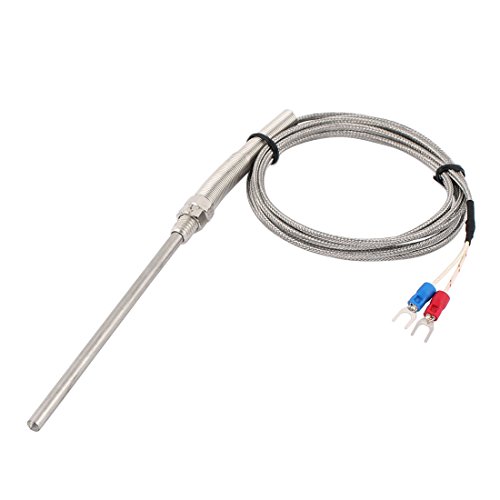 sourcing map K Typ -50-700C 2M Thermoelement Sonde Rostfrei Sensor Temperatur Gabel Fühler de von uxcell