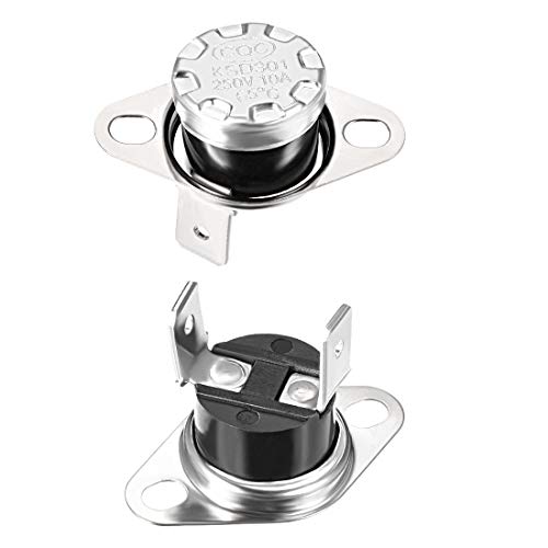 sourcing map KSD301 Thermostat 65 °C / 149 °F 10A N.C Einstellen der Schnappscheiben-Temperaturschalter für Mikrowelle, Backofen, Kaffeemaschine 2 Stück sourcing map KSD301 Thermostat 65 °C / 149 °F 10A N.C Einstellen der Schnappscheiben-Temperaturschalter für Mikrowelle, Backofen, Kaffeemaschine 2 Stück von sourcing map