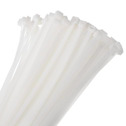 sourcing map Kabelbinder aus Nylon, selbstsichernd, extra lang, 100 Stück, 700 mm, für Kabelmanagement, Weiß sourcing map Kabelbinder aus Nylon, selbstsichernd, extra lang, 100 Stück, 700 mm, für Kabelmanagement, Weiß von sourcing map