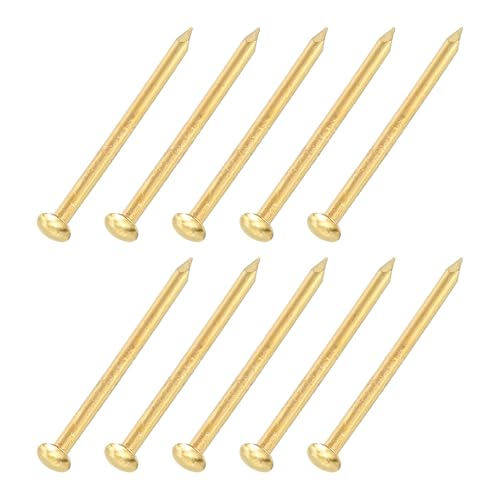 sourcing map Kleine Hardware-Nägel, 1,2 x 25 mm, Karbonstahl, runder Kopf, gängiger Finishing-Nagel für Haushalt, Holzbearbeitung, Bilder, DIY-Projekte, Gold, 500 Stück sourcing map Kleine Hardware-Nägel, 1,2 x 25 mm, Karbonstahl, runder Kopf, gängiger Finishing-Nagel für Haushalt, Holzbearbeitung, Bilder, DIY-Projekte, Gold, 500 Stück von sourcing map