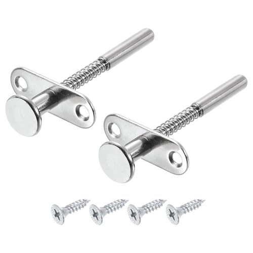 sourcing map Kolbenriegel, 7 x 25 mm, Stahl, federbelastet, für Möbel, Schrank, Betttür, 2 Stück von sourcing map