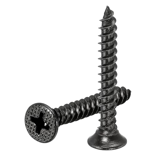 sourcing map Kreuzschlitz-Blechschrauben, Karbonstahl, Kreuzantrieb, selbstschneidende Holzschrauben, Spanplattenschraube für Blech, Holz, Schwarz, 100 Stück sourcing map Kreuzschlitz-Blechschrauben, Karbonstahl, Kreuzantrieb, selbstschneidende Holzschrauben, Spanplattenschraube für Blech, Holz, Schwarz, 100 Stück von sourcing map