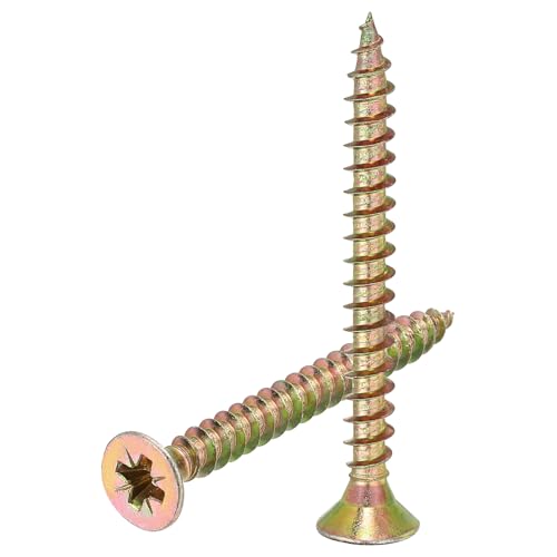 sourcing map Kreuzschlitz-Blechschrauben, M6 x 60 mm, Karbonstahl, Kreuzantrieb, selbstschneidende Holzschrauben, Spanplattenschraube für Blech, Holz, Farbe, 100 Stück sourcing map Kreuzschlitz-Blechschrauben, M6 x 60 mm, Karbonstahl, Kreuzantrieb, selbstschneidende Holzschrauben, Spanplattenschraube für Blech, Holz, Farbe, 100 Stück von sourcing map