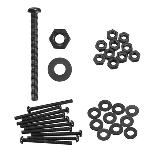 sourcing map Kreuzschlitzschrauben, M8 x 90 mm, Nylon, PA66, Kunststoff, Kreuzschlitzschrauben, Sechskantmuttern, flache Unterlegscheiben, Sortimentskit, metrische Vollgewinde-Bolzenbefestigungen für sourcing map Kreuzschlitzschrauben, M8 x 90 mm, Nylon, PA66, Kunststoff, Kreuzschlitzschrauben, Sechskantmuttern, flache Unterlegscheiben, Sortimentskit, metrische Vollgewinde-Bolzenbefestigungen für von sourcing map
