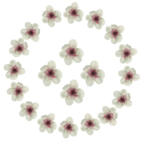 sourcing map Künstliche Cattleya-Blumenköpfe, künstliche Cattleya-Köpfe, Großpackung künstliche Blumen für selbstgemachte Hochzeitssträuße, Tafelaufsätze, Party, Heimdekoration, Herbstgrün, 20 Stück von sourcing map