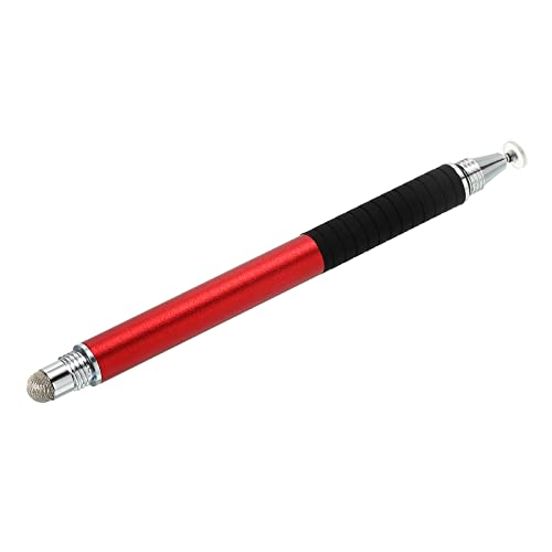 sourcing map Kugelschreiber Stift mit Stylus Spitz 2 in 1 Tinte Stift Stylus Stifte für Touchscreens Universal Kapazitiv Stylus Tablet Stifte Rot von sourcing map