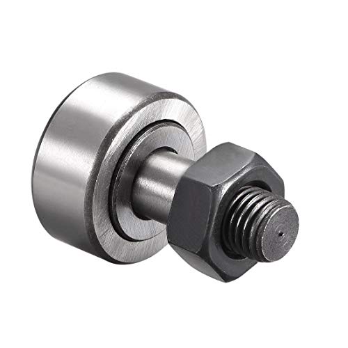 sourcing map Kurvenrollenlager Nagel Typ Nadelrolle KR26 Lager M10x1,25mm CF10-1 GCr15 Stahl von sourcing map