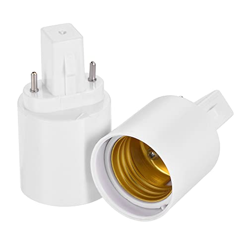 sourcing map Lampenfassung Adapter G23 auf E26 E27 Steckdose Lampensockel Konverter für LED Birne Weiß Packung mit 4 sourcing map Lampenfassung Adapter G23 auf E26 E27 Steckdose Lampensockel Konverter für LED Birne Weiß Packung mit 4 von sourcing map