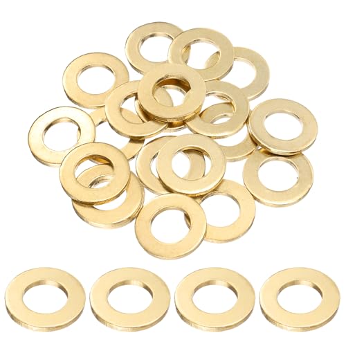 sourcing map M16 Messing flache Unterlegscheiben, 30 mm ID x 16 mm Außendurchmesser x 3 mm Dicke, Metall-Dichtungsringe, metrische Dichtungsringdichtung für Schrauben, Bolzen, Muttern, 20 Stück sourcing map M16 Messing flache Unterlegscheiben, 30 mm ID x 16 mm Außendurchmesser x 3 mm Dicke, Metall-Dichtungsringe, metrische Dichtungsringdichtung für Schrauben, Bolzen, Muttern, 20 Stück von sourcing map