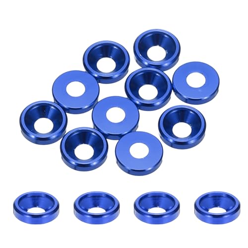 sourcing map M3 Senkbohrungsscheiben, 8 mm, eloxierte Aluminiumlegierung, Kopfdichtungen für Schrauben RC/FPV/PC/Drohnen-Zubehör, Marineblau, 10 Stück sourcing map M3 Senkbohrungsscheiben, 8 mm, eloxierte Aluminiumlegierung, Kopfdichtungen für Schrauben RC/FPV/PC/Drohnen-Zubehör, Marineblau, 10 Stück von sourcing map