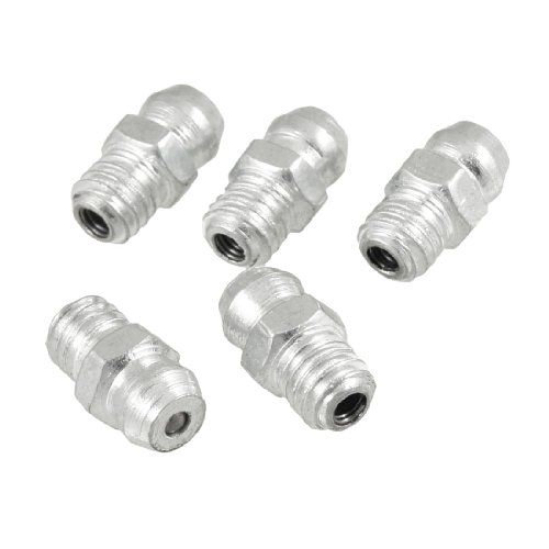 sourcing map 5 Stück Schmiernippel Gerader Fettnippel Metall M6x1 Abschmiernippel Gerade Außengewinde Nippel sourcing map 5 Stück Schmiernippel Gerader Fettnippel Metall M6x1 Abschmiernippel Gerade Außengewinde Nippel von uxcell