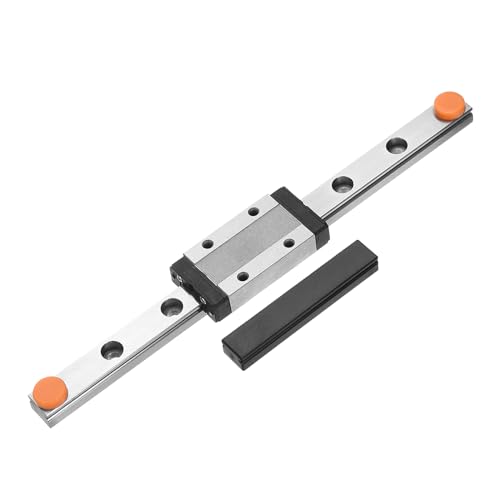 sourcing map MGN9 150 mm Linearführungsschiene mit MGN9H Gleitschlitten Blocklager Stahl und Kunststoff Mini MGN12 Linearführung für DIY 3D-Drucker und CNC-Maschine, Silber von sourcing map