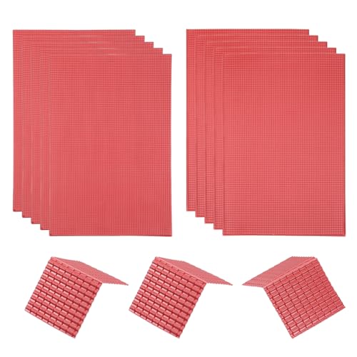 sourcing map Miniatur Dachziegel PVC Modell Dachziegel Mini DIY Ziegel Modellbau-Set für Modellbau Puppenhäuser Garten Sandtisch 29,5x19,5cm/1,16x0,76" Rot Packung mit 10, 1:75 sourcing map Miniatur Dachziegel PVC Modell Dachziegel Mini DIY Ziegel Modellbau-Set für Modellbau Puppenhäuser Garten Sandtisch 29,5x19,5cm/1,16x0,76" Rot Packung mit 10, 1:75 von sourcing map