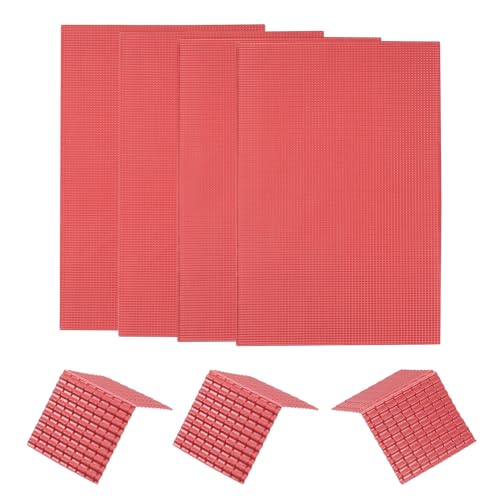 sourcing map Miniatur Dachziegel PVC Modell Dachziegel Mini Heimwerker Dachziegel Modell Bau Set für Modellbau Puppenhäuser Garten Schleifentisch 29.5x19.5cm/1.16x0.76" Rot Pack von 4 1:100 sourcing map Miniatur Dachziegel PVC Modell Dachziegel Mini Heimwerker Dachziegel Modell Bau Set für Modellbau Puppenhäuser Garten Schleifentisch 29.5x19.5cm/1.16x0.76" Rot Pack von 4 1:100 von sourcing map