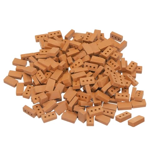 sourcing map Miniatur Ziegelstein Lehm Mini Wand Ziegel Modell Ziegelbau Set für Modellbau Puppen Haustier Häuser Garten Rot Pack von 200 Skala 1/16 16x8x4.5mm/0.63x0.31x0.18" sourcing map Miniatur Ziegelstein Lehm Mini Wand Ziegel Modell Ziegelbau Set für Modellbau Puppen Haustier Häuser Garten Rot Pack von 200 Skala 1/16 16x8x4.5mm/0.63x0.31x0.18" von sourcing map