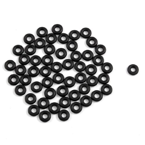 sourcing map Nitrilkautschuk O-Ringe 8mm OD 3mm ID 2.5mm Breite, metrische Dichtung, Packung mit 50 Stück von uxcell