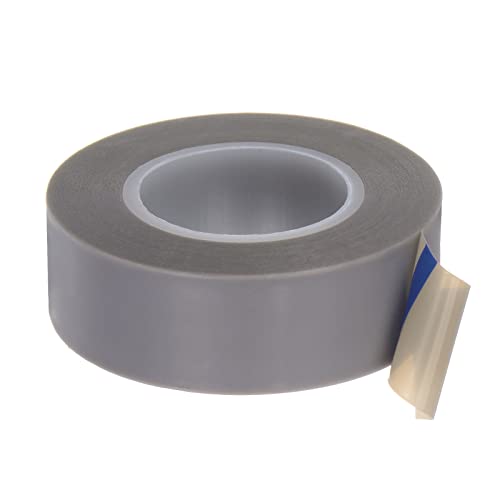 sourcing map PTFE Folie Klebeband Rolle 0.8" x33Ft Hoch Temperatur Klebeband 0.18mm Dicke mit Einseitig Kleber für Vakuum Versiegelungsgerät Hand Impuls Versiegler Grau von sourcing map