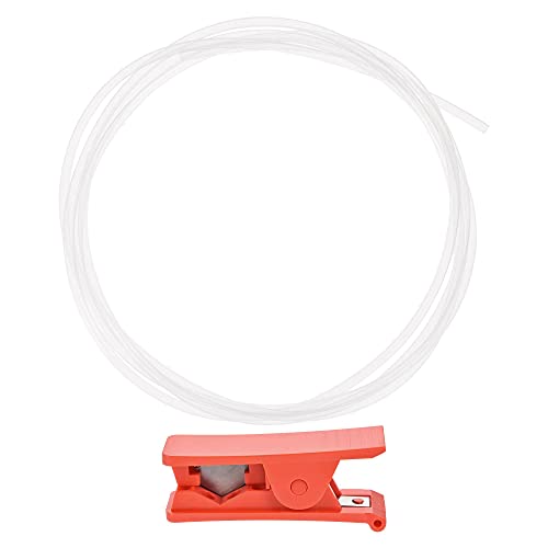 sourcing map PTFE Schlauch Hochtemperatur Multifunktional Transparent Weiß 3mm/0.12''ID x 4mm/0.16''OD x 6.56ft mit Rohrschneider sourcing map PTFE Schlauch Hochtemperatur Multifunktional Transparent Weiß 3mm/0.12''ID x 4mm/0.16''OD x 6.56ft mit Rohrschneider von sourcing map