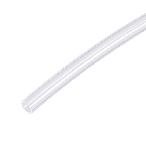 sourcing map PTFE-Schlauchschlauch Hochtemperatur-Schlauchrohr Multifunktionale Isolierung 10 mm Innen Dmr x 12 mm Außen Dmr x 4,92 Fuß Transparent von sourcing map