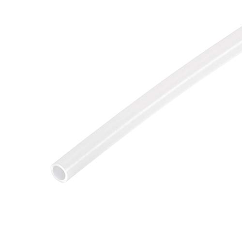 sourcing map PTFE-Schlauchschlauch Hochtemperatur-Schlauchrohr Multifunktionale Isolierung 3 mm Innen Dmr x 4 mm Außen Dmr x 4,92 Fuß Weiß von sourcing map