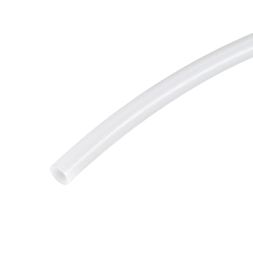 sourcing map PTFE-Schlauchschlauch Hochtemperatur-Schlauchrohr Multifunktionale Isolierung 5 mm Innen Dmr x 7 mm Außen Dmr x 9,84 Fuß Weiß von sourcing map