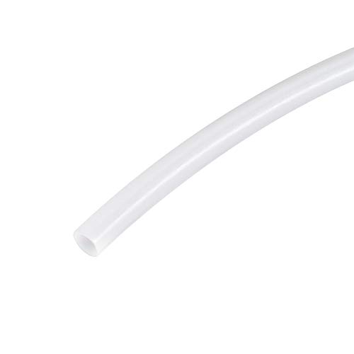 sourcing map PTFE-Schlauchschlauch Hochtemperatur-Schlauchrohr Multifunktionale Isolierung 6 mm Innen Dmr x 7 mm Außen Dmr x 4,92 Fuß Weiß von sourcing map