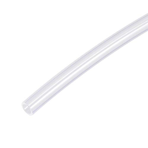 sourcing map PTFE-Schlauchschlauch Hochtemperatur-Schlauchrohr Multifunktionale Isolierung 9 mm Innen Dmr x 12 mm Außenendurchmesser x 4,92 Fuß Transparent von sourcing map