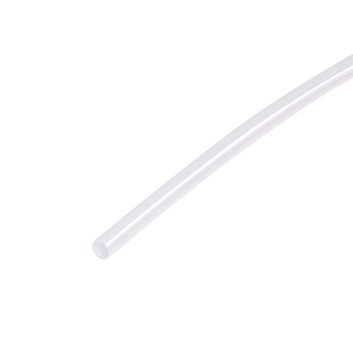 sourcing map PTFE-Schlauchschlauch Hochtemperatur-Schlauchrohr Multifunktionsisolierung 1,8 mm Innen Dmr x 2,2 mm Außen Dmr x 4,92 Fuß Weiß von sourcing map
