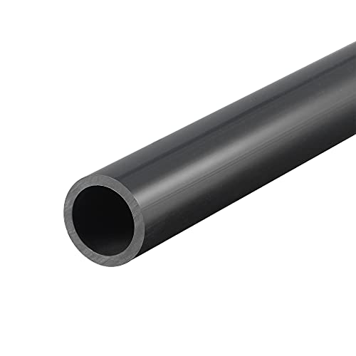 sourcing map PVC starres Rundrohr 15,5mm ID 20mm AD 500mm Schwarze Hochauswirkung für, Handwerk, Dekoration, Kabelhülle von sourcing map