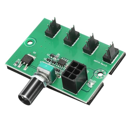 sourcing map PWM Treibermodul 2-Pin 3-Pin 4-Pin Kühlventilator-Hub mit 6-Pin-Anschluss 4-Wege-Splitter Ventilator-Adapter sourcing map PWM Treibermodul 2-Pin 3-Pin 4-Pin Kühlventilator-Hub mit 6-Pin-Anschluss 4-Wege-Splitter Ventilator-Adapter von sourcing map