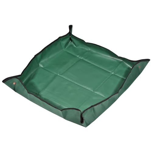 sourcing map Pflanzen Umtopfmatte wasserdichte Pflanz Gartenarbeit für Sukkulenten im Innenbereich Dunkelgrün 39 Zoll von sourcing map