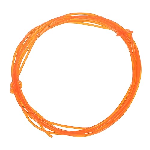 sourcing map Polyurethan Rundriemen 2mm Durchmesser 10ft(3 Meter) Länge Glatte Oberfläche PU Urethan Riemen für Antrieb Übertragung Orange von sourcing map
