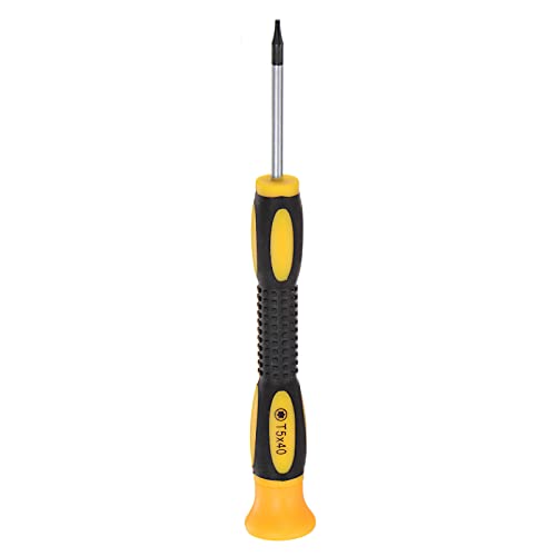 sourcing map Präzision Torx Schraubenzieher T5 Stern Kopf Drehbar Deckel Rutschfest Griff für Handy Uhr Brillen Elektronik Reparatur von sourcing map