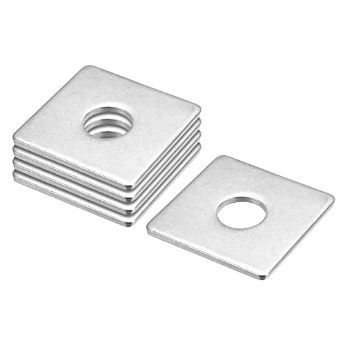 sourcing map Quadratische Unterlegscheibe, 5 Stück, M16 x 50 x 3 mm, 304 Edelstahl, quadratische Unterlegscheiben, flache Abstandshalterdichtung für Hardware-Verschluss sourcing map Quadratische Unterlegscheibe, 5 Stück, M16 x 50 x 3 mm, 304 Edelstahl, quadratische Unterlegscheiben, flache Abstandshalterdichtung für Hardware-Verschluss von sourcing map