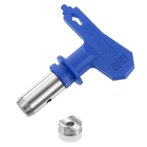 sourcing map Reversible Spray Tips for Airless Sprayer 421 Paint Spray Nozzle Tips Sprayer Machine Parts for Home Garden Building Fences, Blue von sourcing map
