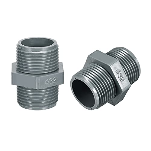 sourcing map Rohrverschraubungen Verbinder G1 X G1 Außengewinde Adapter Kunststoff Sechskantnippel 5 Stück sourcing map Rohrverschraubungen Verbinder G1 X G1 Außengewinde Adapter Kunststoff Sechskantnippel 5 Stück von sourcing map