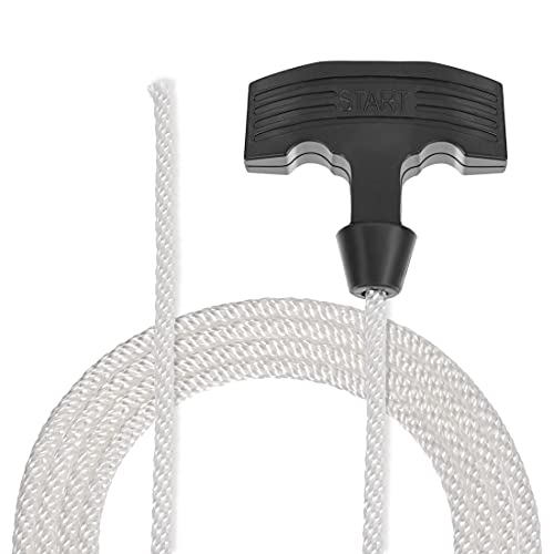 sourcing map Rückstoß Starterseil mit Gummigriff 6 mm Durchmesser 1,5 m 5 Fuß Polyester Zugschnur für 178F 186F Rasenmäher Trimmer Motorteil sourcing map Rückstoß Starterseil mit Gummigriff 6 mm Durchmesser 1,5 m 5 Fuß Polyester Zugschnur für 178F 186F Rasenmäher Trimmer Motorteil von sourcing map