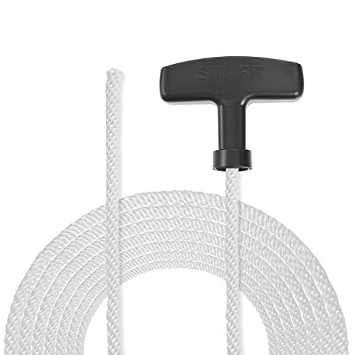 sourcing map Rückstoßstartseil mit Plastik Griff 5mm Durchm. 1,4m 4,6ft Nylon Zugschnur für 173F 188F 190F Rasenmäher Trimmer Kettensäge Motorteil sourcing map Rückstoßstartseil mit Plastik Griff 5mm Durchm. 1,4m 4,6ft Nylon Zugschnur für 173F 188F 190F Rasenmäher Trimmer Kettensäge Motorteil von sourcing map
