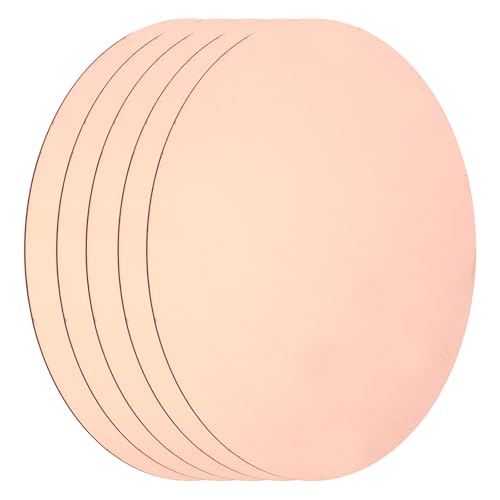 sourcing map Runde Kupferplatte, 100 mm Durchmesser, 0,8 mm Dicke, T2 reine Kupferplatten für Handwerk, Heimwerker, elektrische Reparaturen, industrielle Verwendung, 5 Stück sourcing map Runde Kupferplatte, 100 mm Durchmesser, 0,8 mm Dicke, T2 reine Kupferplatten für Handwerk, Heimwerker, elektrische Reparaturen, industrielle Verwendung, 5 Stück von sourcing map