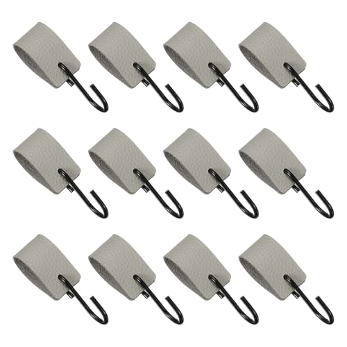 sourcing map S-Haken aus PU-Leder, multifunktionale S-förmige Haken zum Aufhängen von Mantel, Handtuch, Camping, Küche, Badezimmer, Grau, 12 Stück sourcing map S-Haken aus PU-Leder, multifunktionale S-förmige Haken zum Aufhängen von Mantel, Handtuch, Camping, Küche, Badezimmer, Grau, 12 Stück von sourcing map
