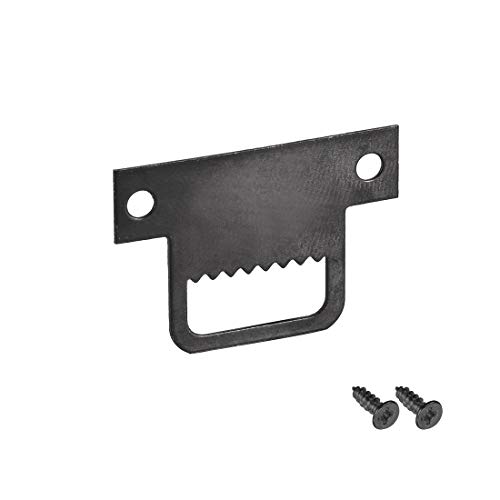 sourcing map Sägezahn Bilder Aufhänger - doppelte Löcher mit Schrauben für Rahmen Aufhängen 32 mm x 22 mm, 20 Stück von sourcing map