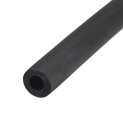 sourcing map Schaumstoffschlauch für Griffgriffstütze Rohrisolierung, 3/8 "(10 mm) ID 20 mm Außen Dmr 1 m Länge Schwarz von sourcing map