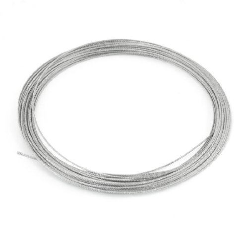 sourcing map Schleifstifte Maschine 1 mm Dia 7 X 7 10 m lang Edelstahl Drahtseil Kabel de von uxcell