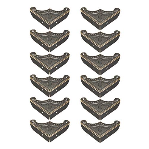 sourcing map Schreibtisch Eckenschutz Tischkantenschutz Abdeckung Metall 39 x 39 x 9mm-12St von sourcing map