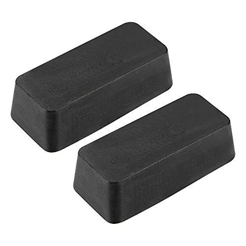 sourcing map Schwarze Polierpaste 76 mm x 35 mm x 23 mm, hochglanzpoliert, 2 Stück von sourcing map