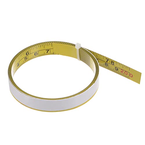 sourcing map Selbstklebendes Maßband 80"/2M Doppelskala links-nach-rechts ablesbar Gelb sourcing map Selbstklebendes Maßband 80"/2M Doppelskala links-nach-rechts ablesbar Gelb von sourcing map